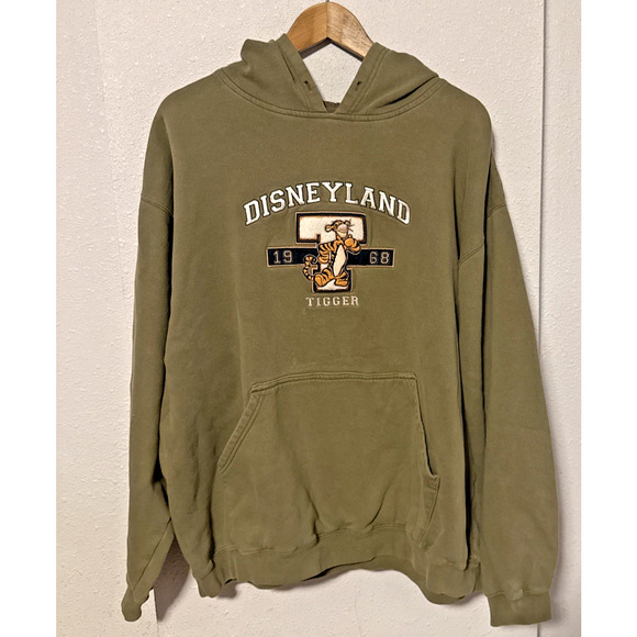 Vintage Y2K Disney Tigger XL Embroidered Pullover Hoodie - Picture 1 of 5